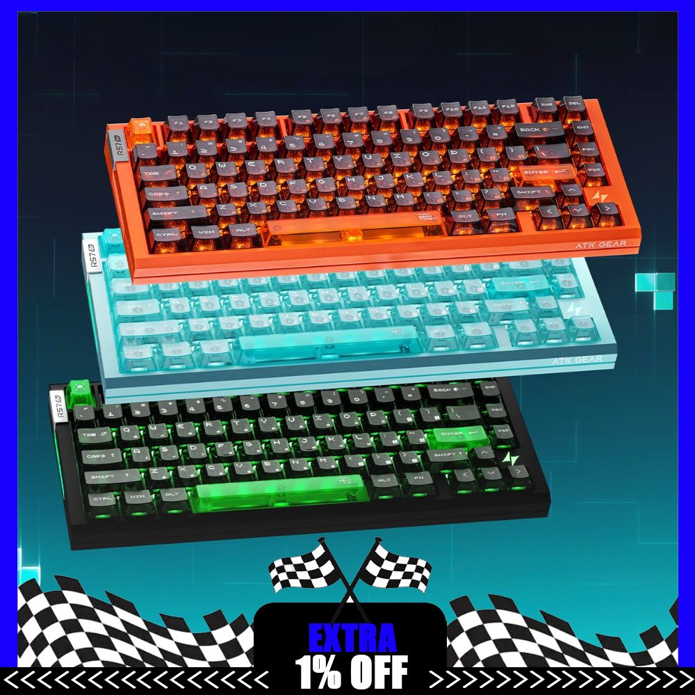 Gaming Keyboard Hall Effect Switches - ATK RS7 Air Cyber Magnetic Switch