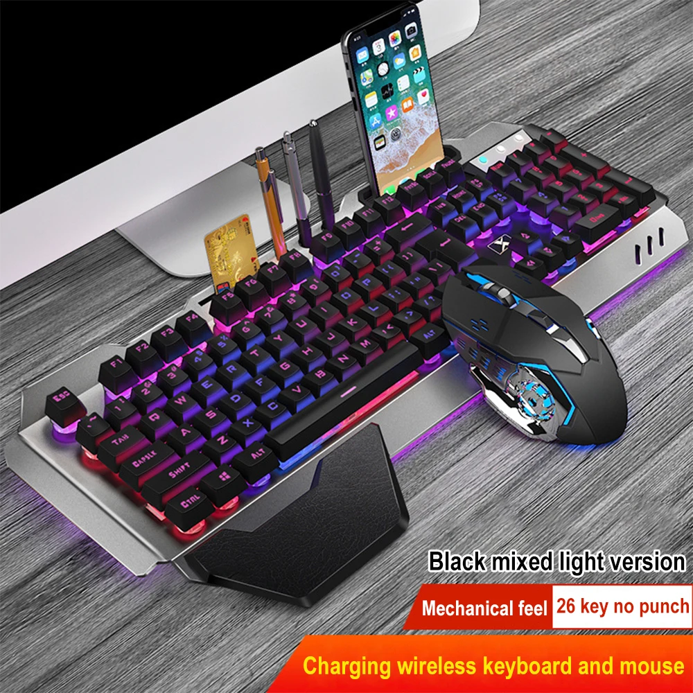 K680 Rechargeable 2.4G wireles - Gaming Keyboard Bluetooth review and price