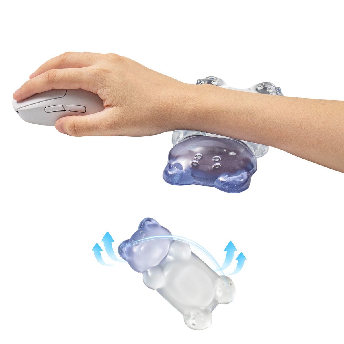 Cute Bear Shape Wrist Rest Tra - Gaming Keyboard No Number Pad review and price