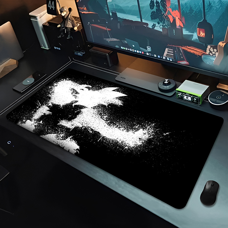 DBZ Black Anime Mouse Pad Drag - Gaming Keyboard Noise review and price