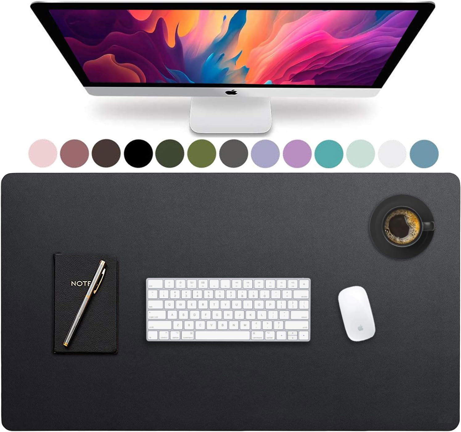 Large Size Leather Desk Pad,Of - Gaming Keyboard Mouse review and price