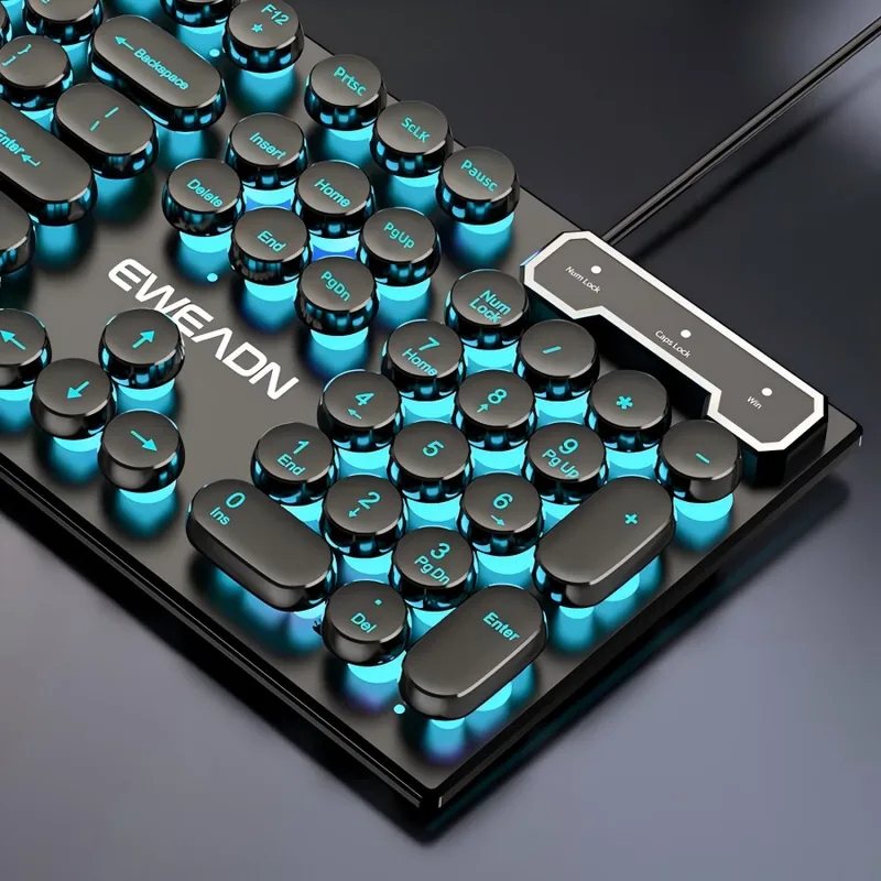 Retro Punk Mechanical Feel Key - Gaming Keyboard Mouse review and price