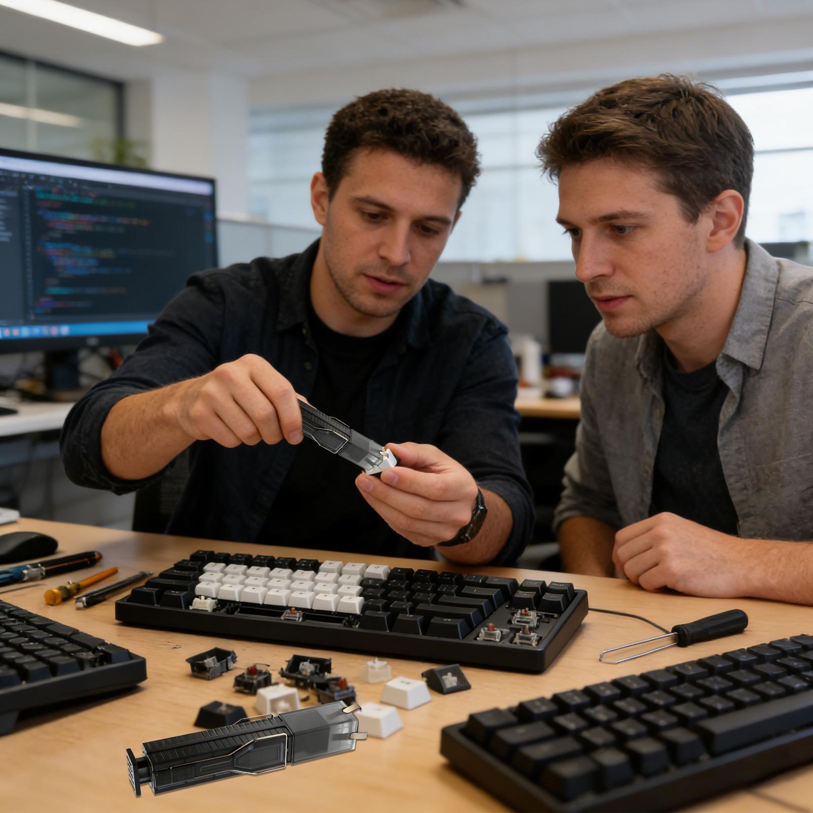 2 In 1 Keyboard Keycaps Switch - Keycap Puller Ring review and price