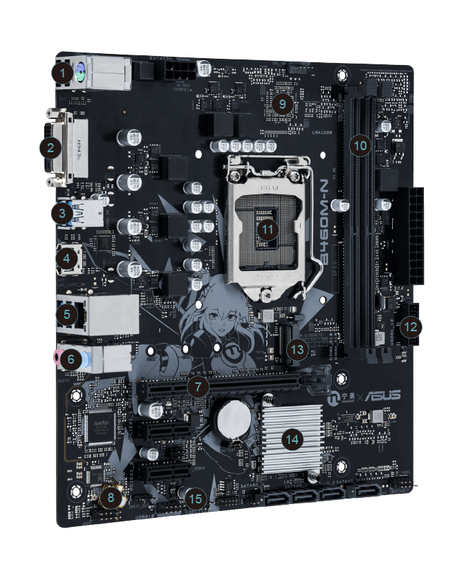 ASUS B460M-N Motherboard Intel - Intel Cpu Core I5 review and price