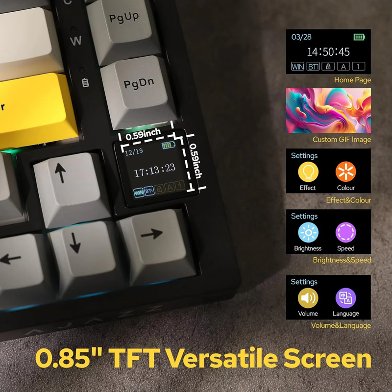 AK820/AK820Pro Gaming Mechanic - Gaming Keyboard Bluetooth review and price