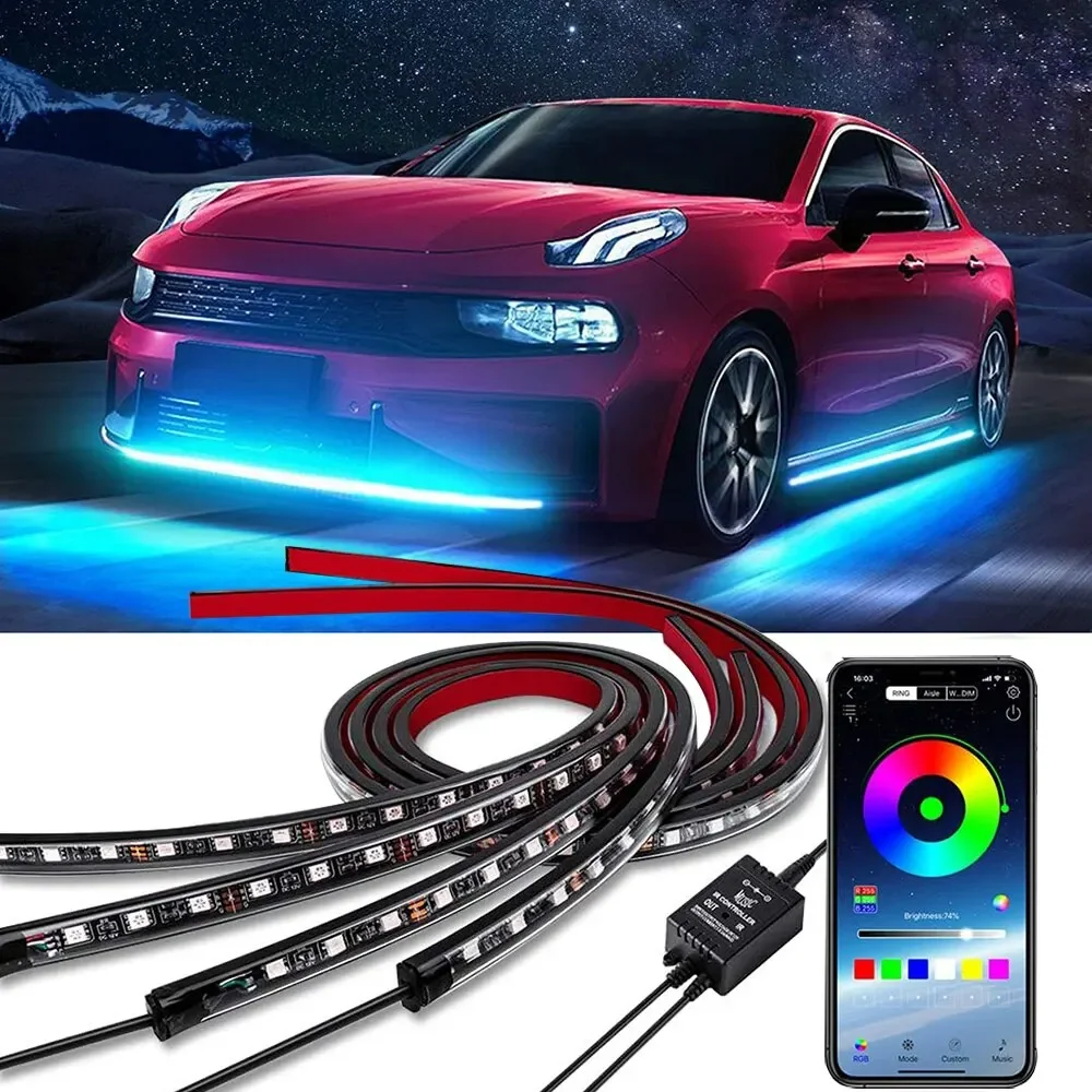 Neon LED RGB Car Underglow Bot - Rgb Underglow Strip review and price