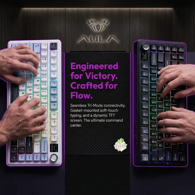 AULA F75 Max Mechanical Keyboa - Gaming Keyboard No Rgb review and price