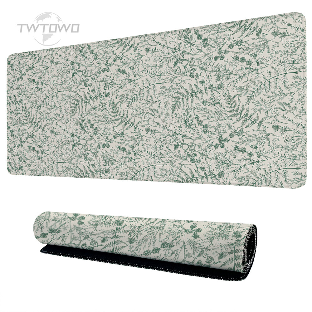 Mouse Pad Gaming Green Flower  - Gaming Keyboard Non Mechanical review and price
