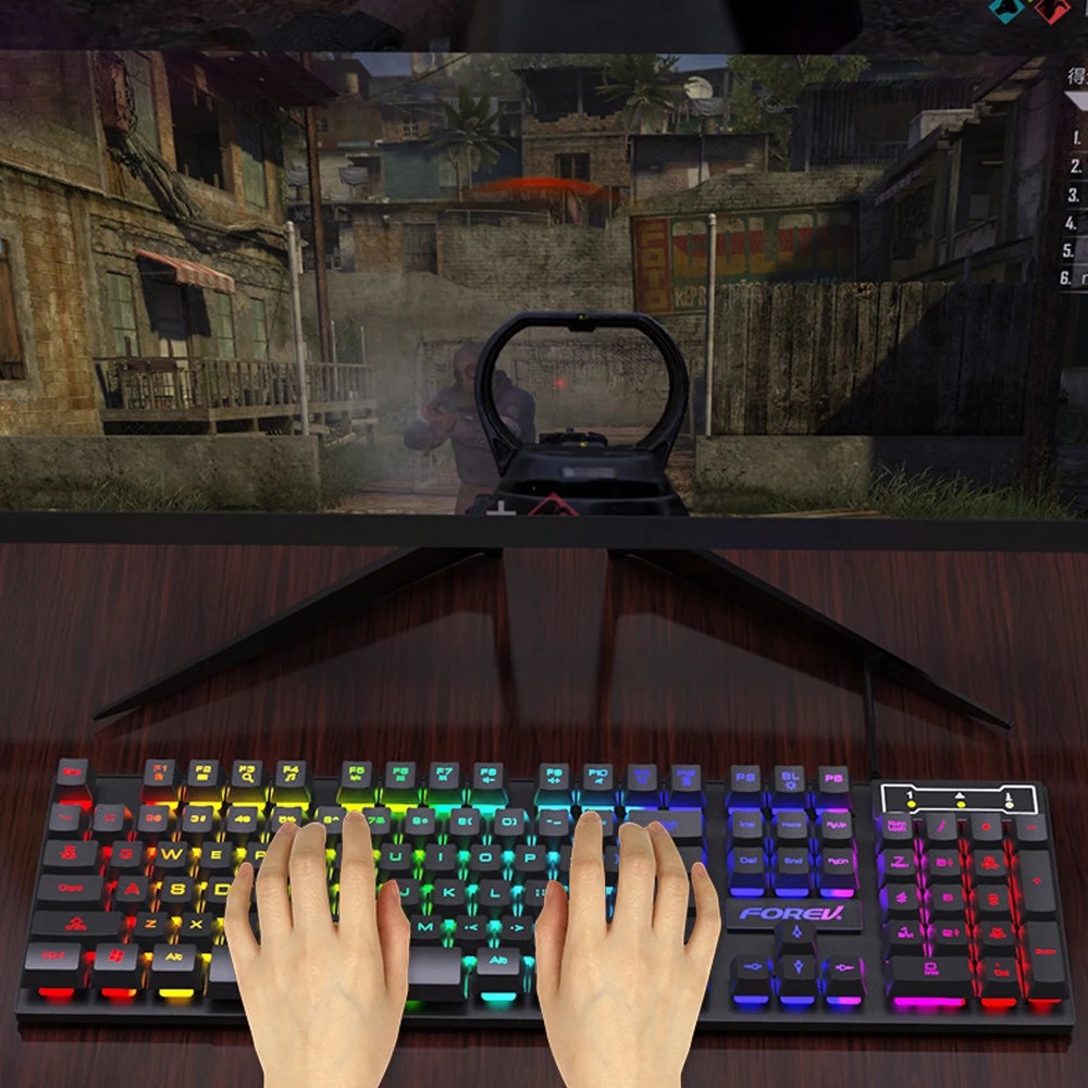 104 Keys Mechanical Feel Keybo - Gaming Keyboard Budget review and price