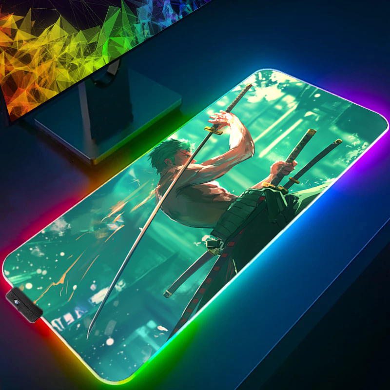 ONE PIECE Zoro Mouse Pad RGB G - Gaming Keyboard Noise review and price