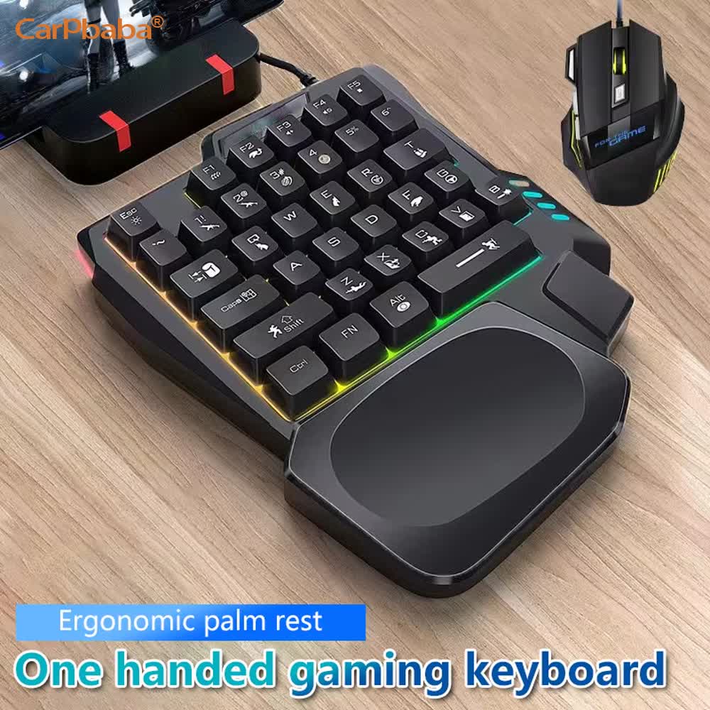 USB Single Hand One-Handed Gam - Gaming Keyboard Hand review and price