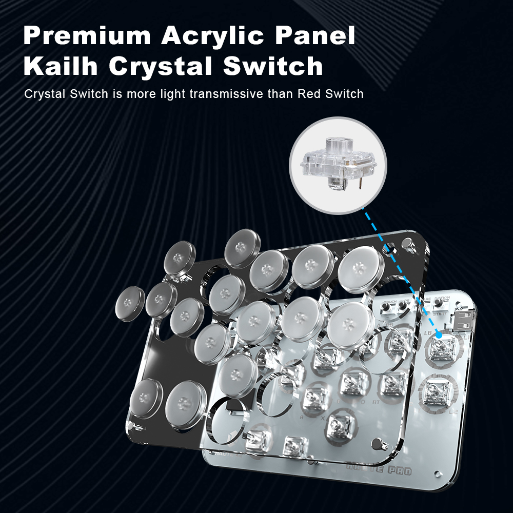 Haute42 Arcade Joystick Hitbox - Gaming Keyboard Bluetooth review and price