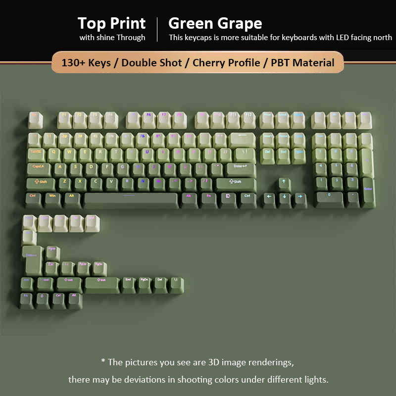 Green Grape Top-lit RGB Backli - Gaming Keyboard No Rgb review and price