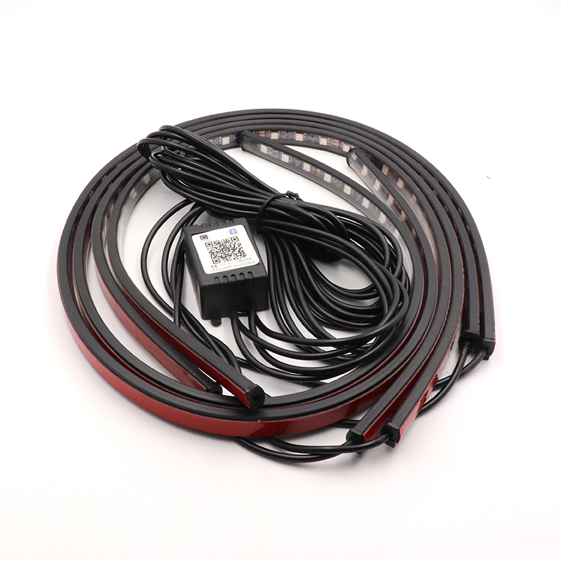 Niscarda 4PCS 12V IP65 App Con - Rgb Underglow Strip review and price